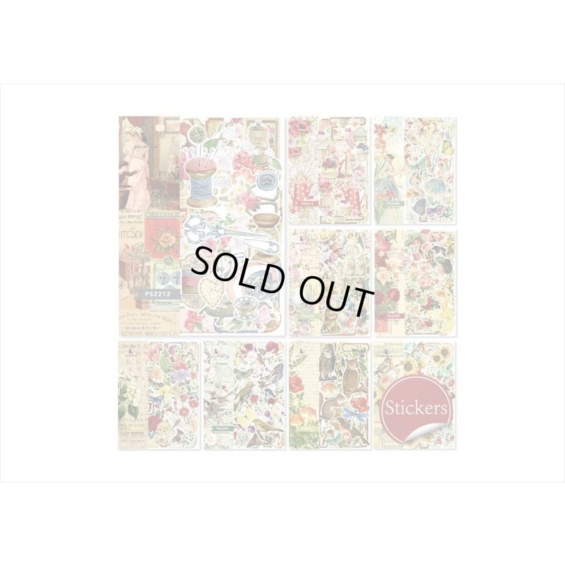 画像5: いろいろ使えるダイカット*2210*光沢シール*40枚プラス*海外製