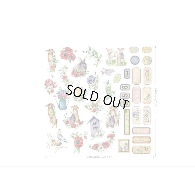 画像4: いろいろ使えるダイカット＊2204＊光沢シール＊40枚＊海外製