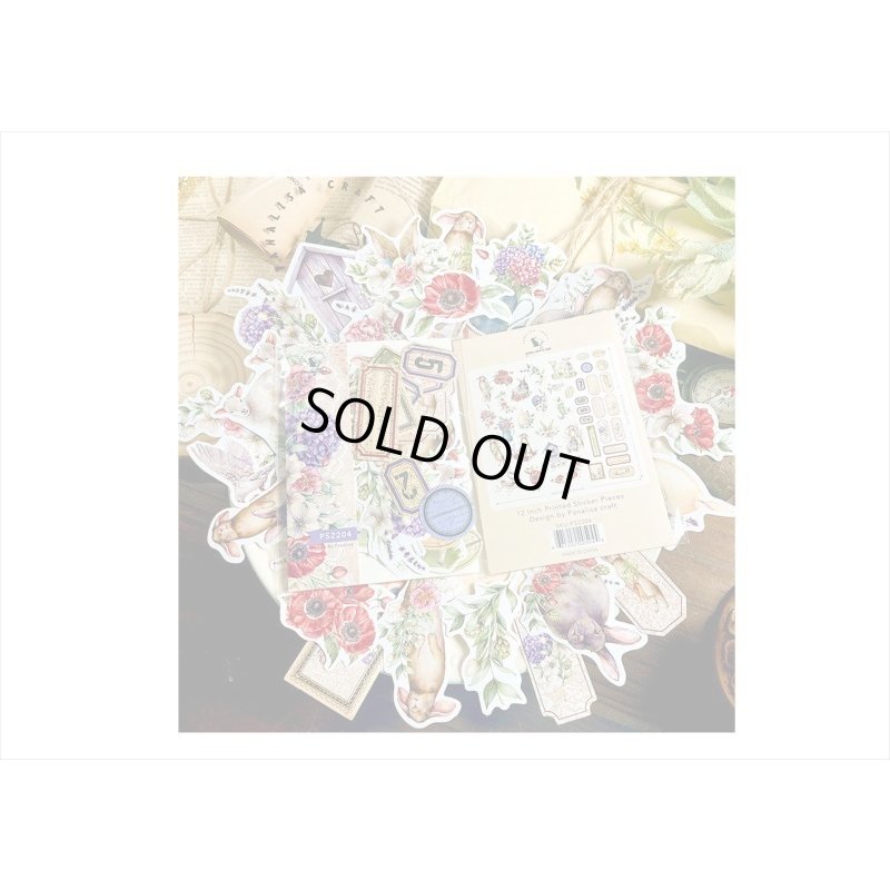 画像3: いろいろ使えるダイカット＊2204＊光沢シール＊40枚＊海外製