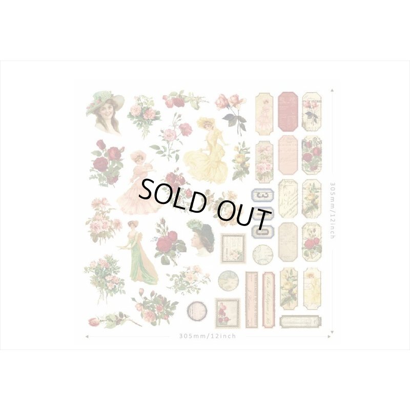 画像4: いろいろ使えるダイカット＊2207＊光沢シール＊40枚プラス＊海外製