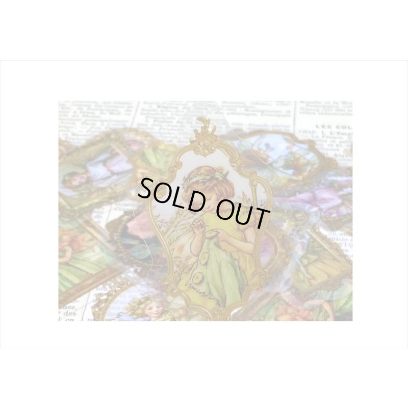 画像3: フレーム付＊花の妖精＊PETシール＊30枚入り＊海外製