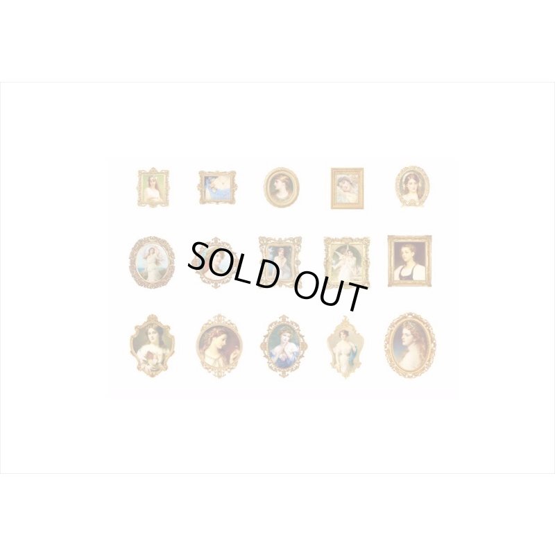 画像8: フレーム付＊文芸少女＊PETシール＊30枚入り＊海外製