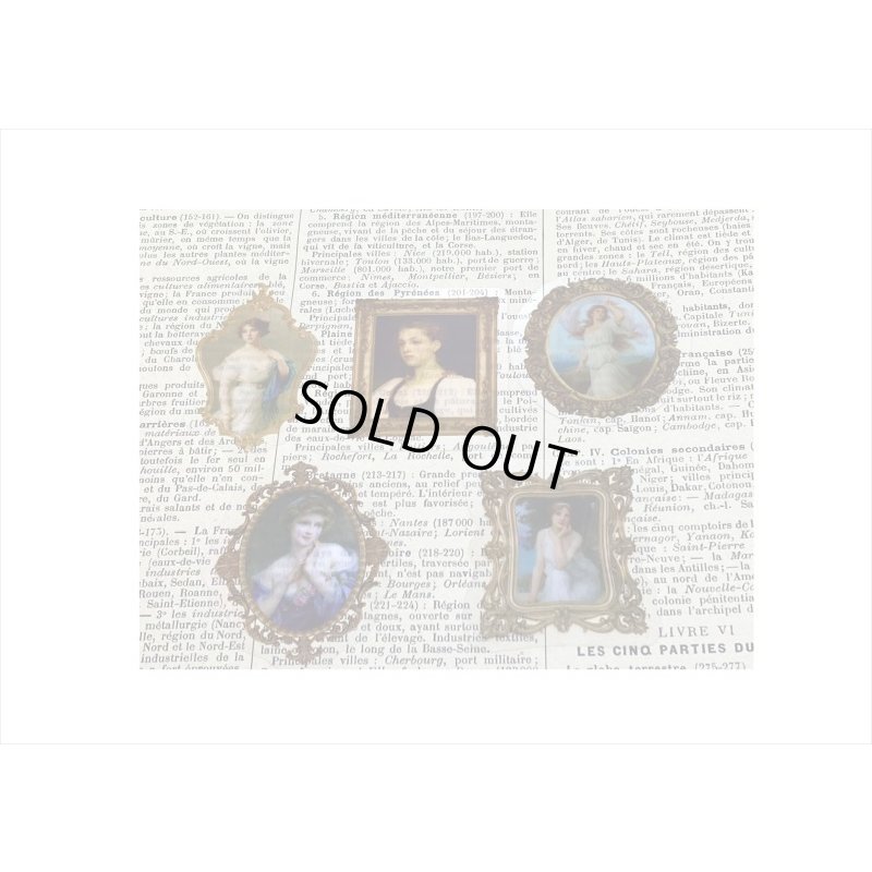 画像5: フレーム付＊文芸少女＊PETシール＊30枚入り＊海外製