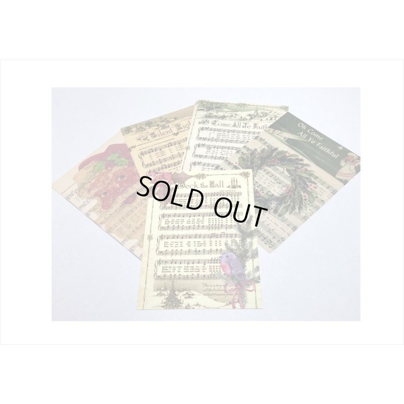 画像4: クリスマス🎅＊ミュージック＊ペーパーセット＊40枚入り＊海外製