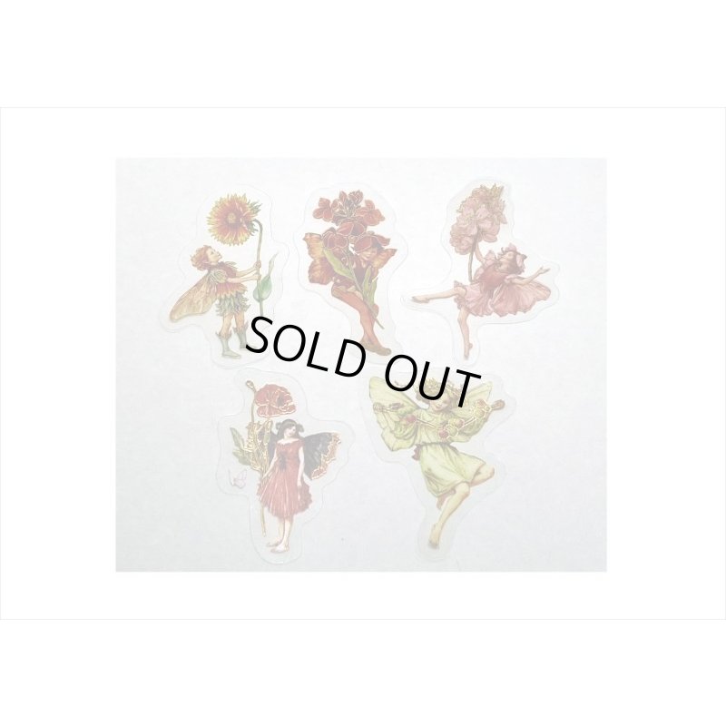 画像7: 箔押し＊クリスマス＊花の妖精＊PETシール＊30枚入り＊海外製