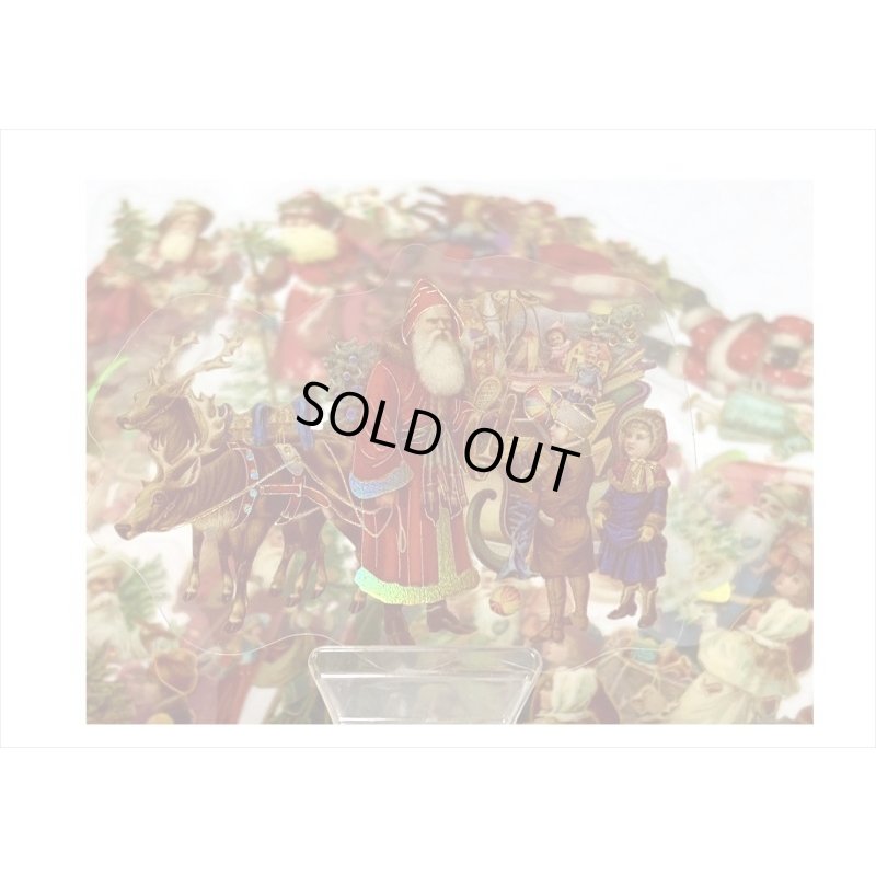 画像4: 箔押し＊クリスマス＊サンタクロース＊PETシール＊30枚入り＊海外製