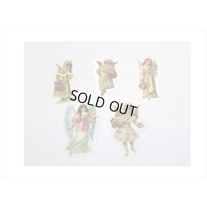 画像5: 箔押し＊クリスマス＊天使＊PETシール＊30枚入り＊海外製