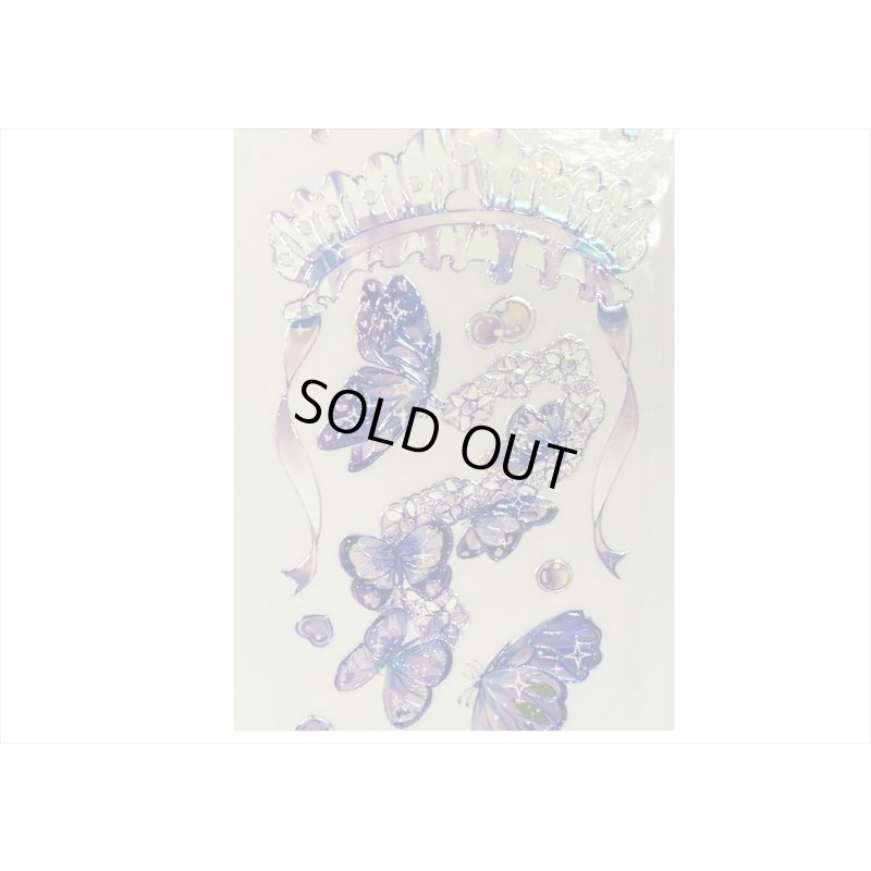 画像7: エンボス金箔＊バタフライ＊PETテープ＊はく離式＊海外マステ＊クリックポスト不可