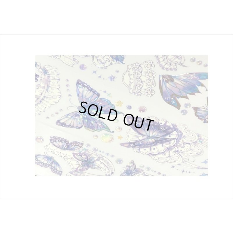 画像11: エンボス金箔＊バタフライ＊PETテープ＊はく離式＊海外マステ＊クリックポスト不可