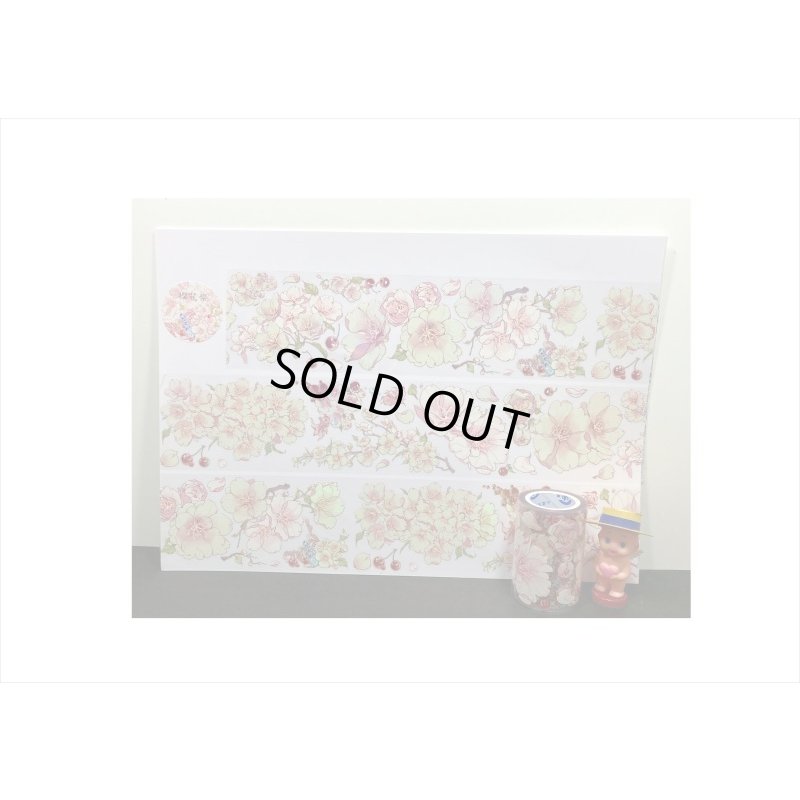 画像12: エンボス金箔＊桜＊PETテープ＊はく離式＊海外マステ＊クリックポスト不可