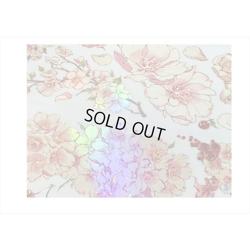 画像4: エンボス金箔＊桜＊PETテープ＊はく離式＊海外マステ＊クリックポスト不可