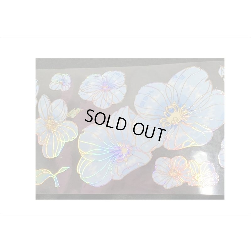 画像7: エンボス金箔＊亜麻の花＊PETテープ＊はく離式＊海外マステ＊クリックポスト不可