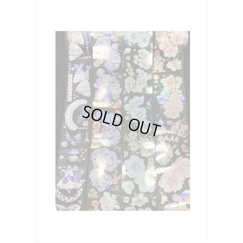 画像16: エンボス金箔＊桜＊PETテープ＊はく離式＊海外マステ＊クリックポスト不可