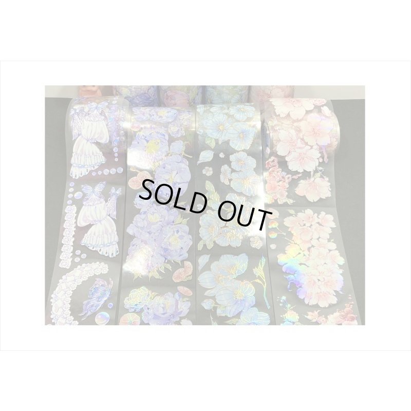 画像19: エンボス金箔＊バタフライ＊PETテープ＊はく離式＊海外マステ＊クリックポスト不可