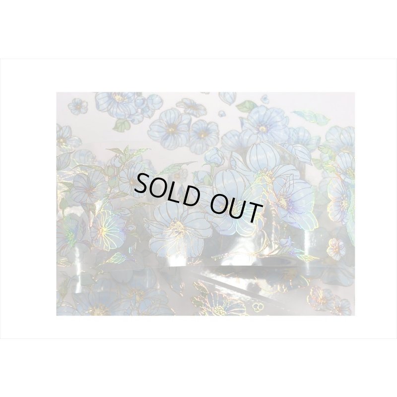 画像9: エンボス金箔＊亜麻の花＊PETテープ＊はく離式＊海外マステ＊クリックポスト不可