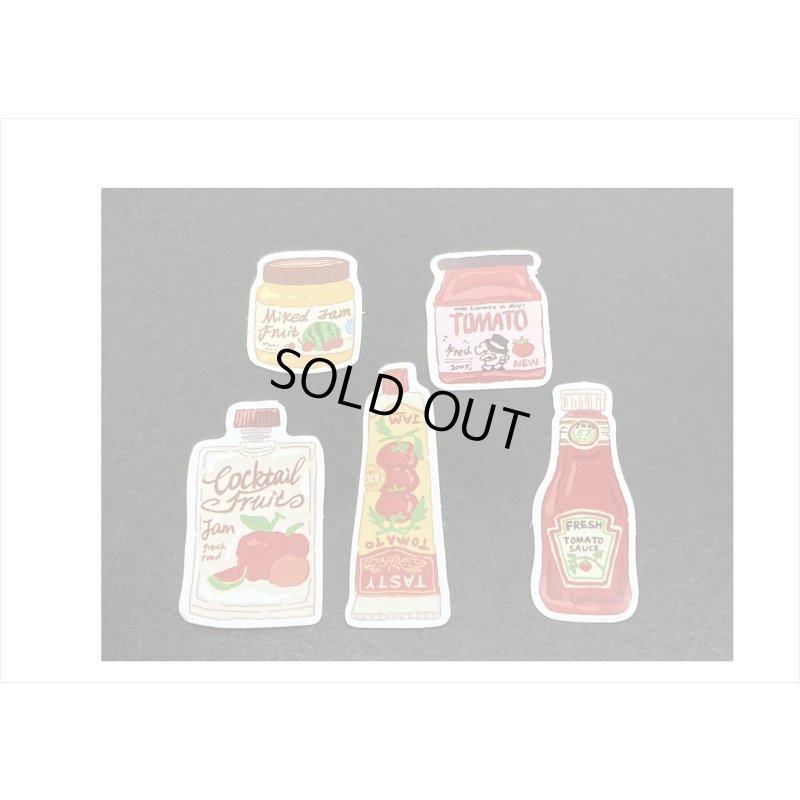 画像8: トマト＊カラフル＊デコステッカー＊40枚入り＊海外製