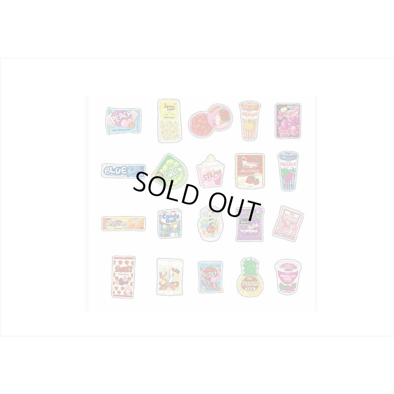 画像9: マジック＊カラフル＊デコステッカー＊40枚入り＊海外製