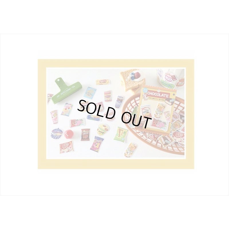 画像10: チョコレート＊カラフル＊デコステッカー＊40枚入り＊海外製