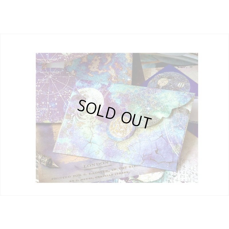 画像8: 総柄♪エンベロープセット＊宇宙＊3サイズ＊海外製