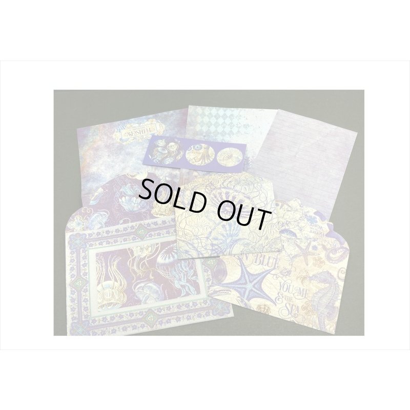 画像3: 総柄♪エンベロープセット＊海＊3サイズ＊海外製