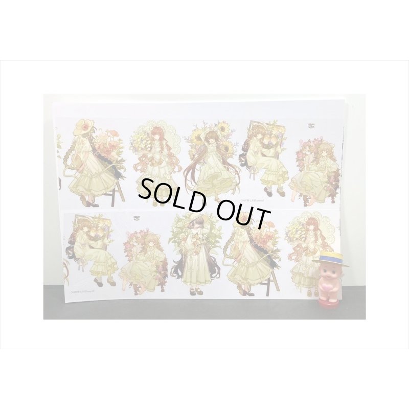 画像3: フラワー少女＊特殊インク＊はく離式＊新七天＊海外マステ＊クリックポスト不可