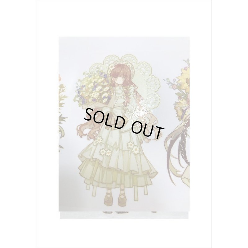 画像4: フラワー少女＊特殊インク＊はく離式＊新七天＊海外マステ＊クリックポスト不可