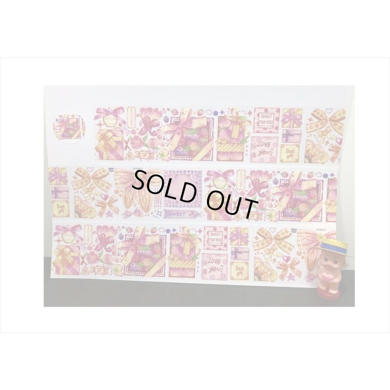 画像3: 幸せのピンクギフト＊特殊インク＊はく離式＊新七天＊海外マステ＊クリックポスト不可