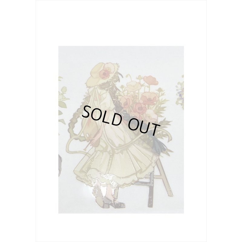 画像6: フラワー少女＊特殊インク＊はく離式＊新七天＊海外マステ＊クリックポスト不可