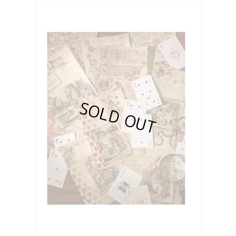 画像9: 不思議の国のアリス＊アジのあるペーパーセット＊20枚＊海外製