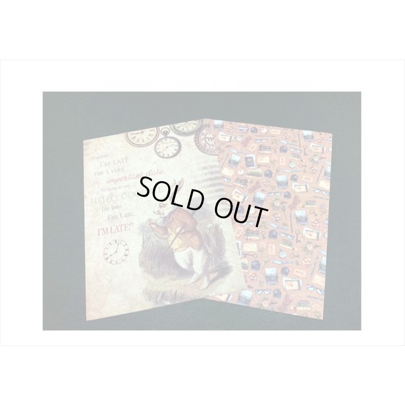 画像3: 不思議の国のアリス＊アジのあるペーパーセット＊20枚＊海外製