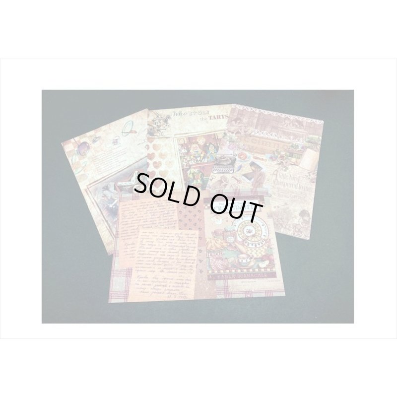 画像5: 不思議の国のアリス＊アジのあるペーパーセット＊20枚＊海外製