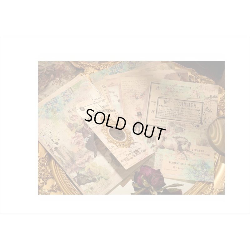 画像10: ヴィクトリア風＊アジのあるペーパーセット＊20枚＊海外製