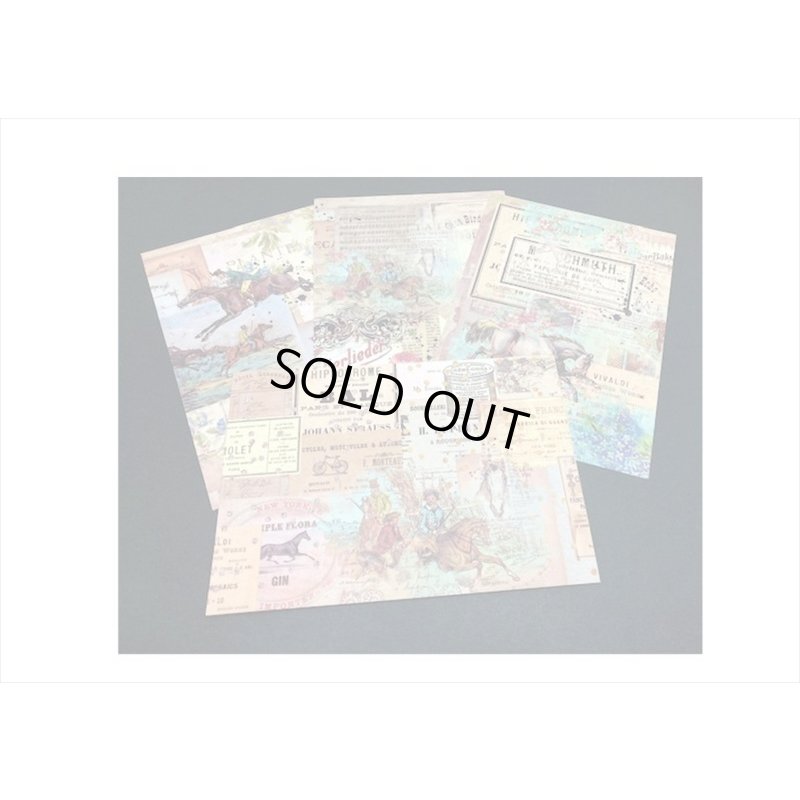 画像4: ヴィクトリア風＊アジのあるペーパーセット＊20枚＊海外製