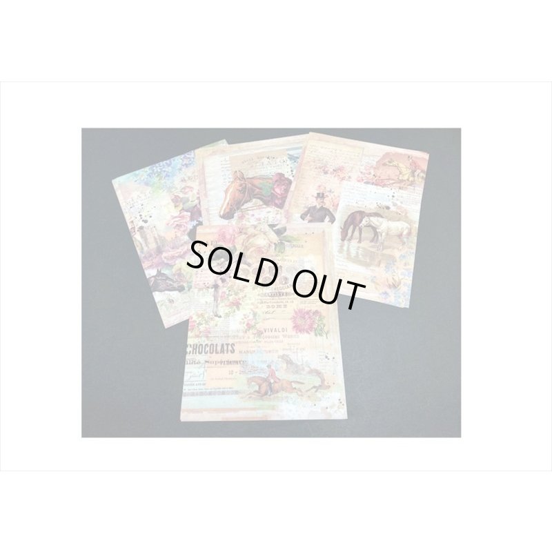 画像5: ヴィクトリア風＊アジのあるペーパーセット＊20枚＊海外製