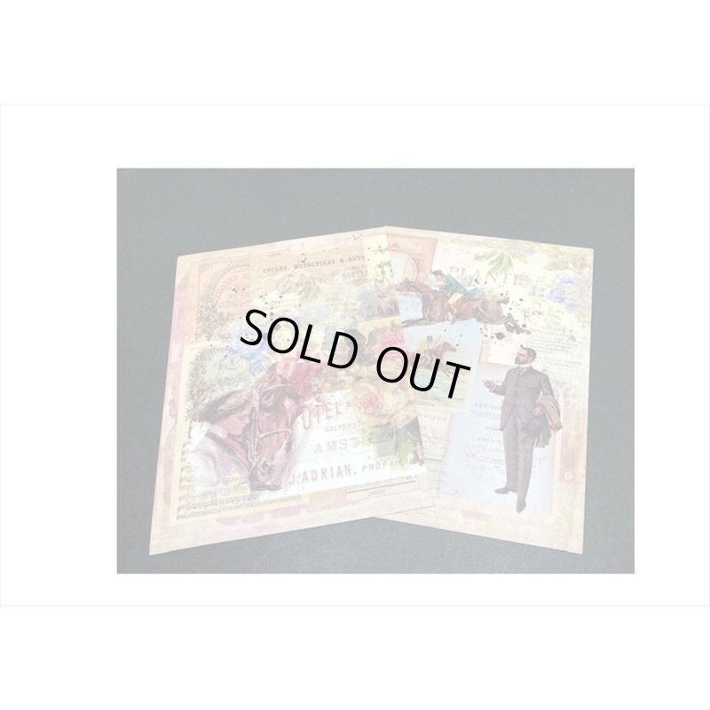 画像3: ヴィクトリア風＊アジのあるペーパーセット＊20枚＊海外製