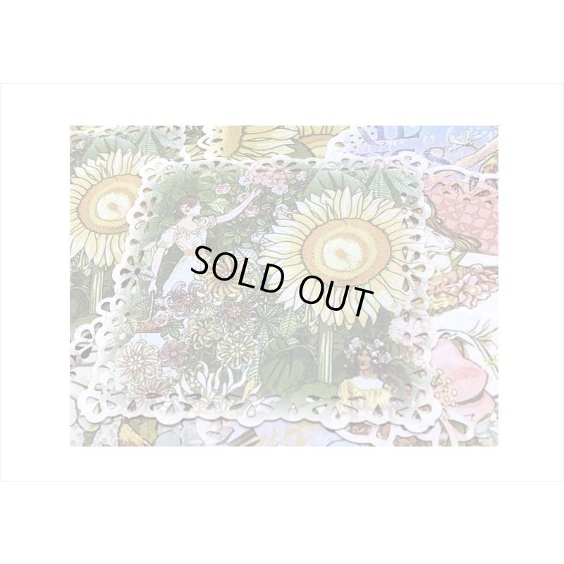 画像5: デザインカット＊花の妖精＊レースペーパー風＊20枚＊海外製