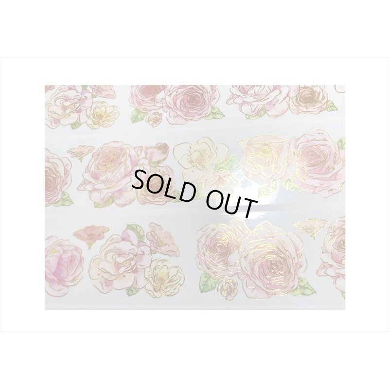 画像11: ロマンチックピンク＊金箔＊PETテープ＊はく離式＊海外マステ＊クリックポスト不可