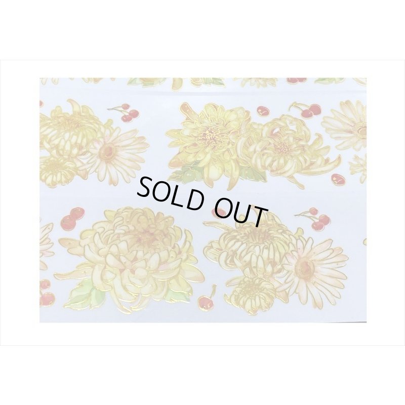 画像9: ロマンチックイエロー＊金箔＊PETテープ＊はく離式＊海外マステ＊クリックポスト不可