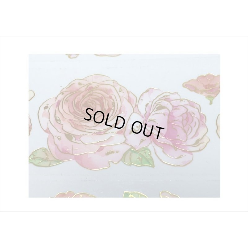 画像5: ロマンチックピンク＊金箔＊PETテープ＊はく離式＊海外マステ＊クリックポスト不可