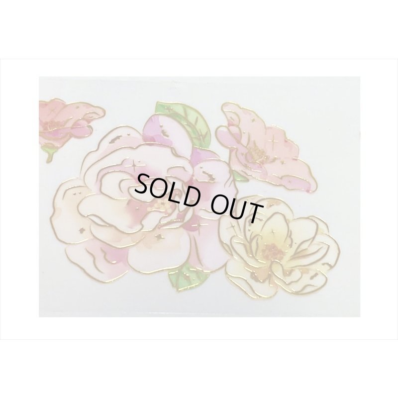 画像9: ロマンチックピンク＊金箔＊PETテープ＊はく離式＊海外マステ＊クリックポスト不可