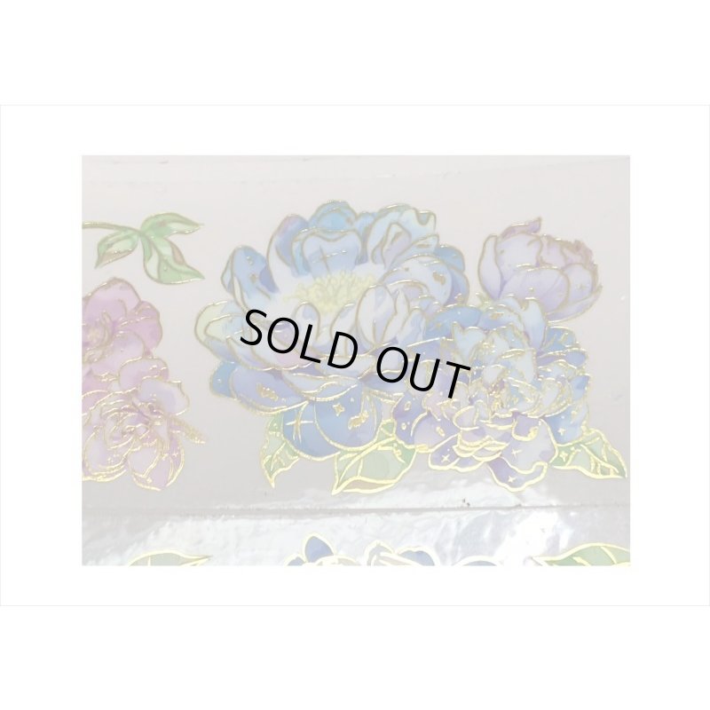 画像5: ロマンチックブルー＊金箔＊PETテープ＊はく離式＊海外マステ＊クリックポスト不可