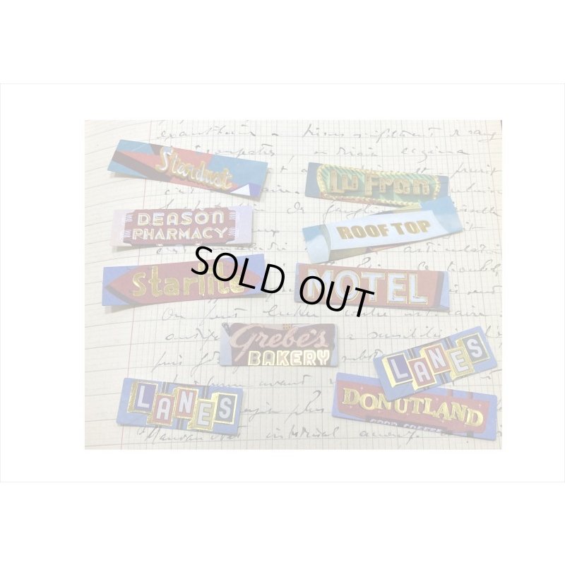 画像3: 箔押し＊ニューヨーク＊ひと言シール＊レトロ＊60枚入り＊海外製