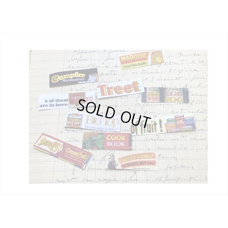 画像3: 箔押し＊ベーキング＊ひと言シール＊レトロ＊60枚入り＊海外製