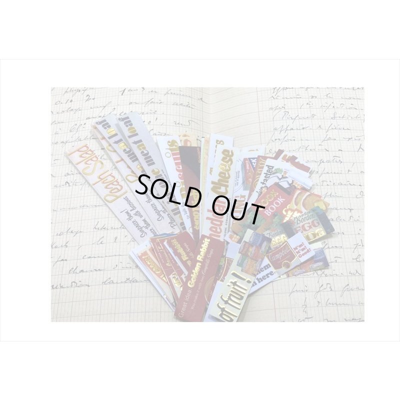 画像5: 箔押し＊ベーキング＊ひと言シール＊レトロ＊60枚入り＊海外製