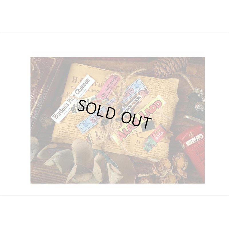 画像10: 箔押し＊人生＊ひと言シール＊レトロ＊60枚入り＊海外製