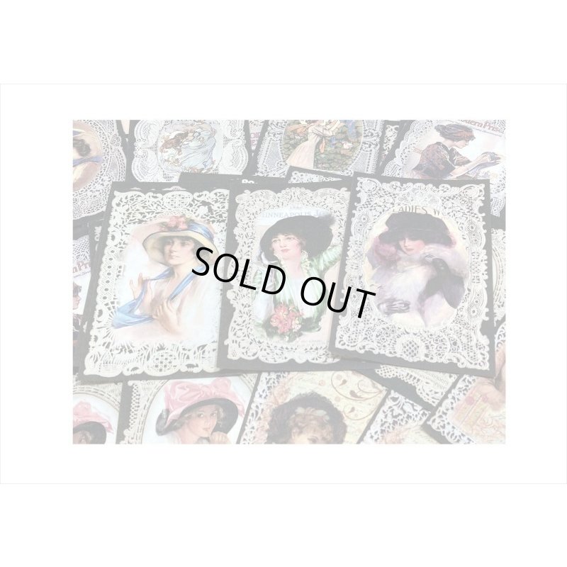 画像5: レース付きフレームみたい♪モダン＊ペーパーセット45枚入り＊海外製