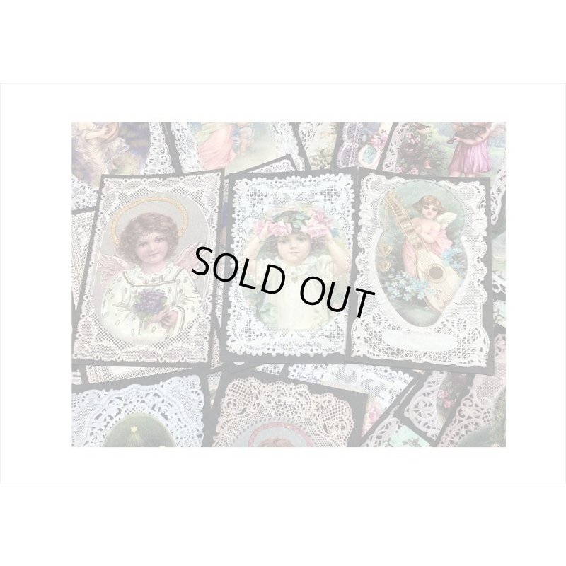 画像5: レース付きフレームみたい♪天使＊ペーパーセット45枚入り＊海外製