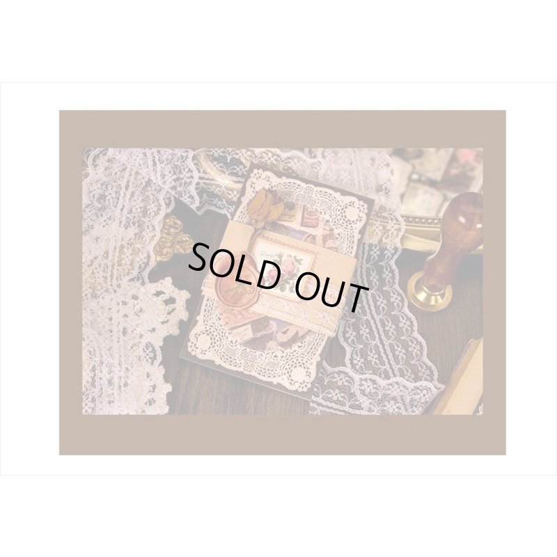 画像12: レース付きフレームみたい♪モダン＊ペーパーセット45枚入り＊海外製
