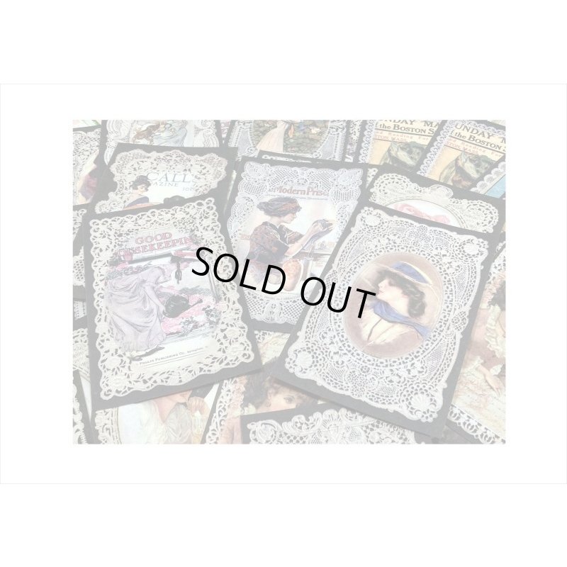 画像4: レース付きフレームみたい♪モダン＊ペーパーセット45枚入り＊海外製