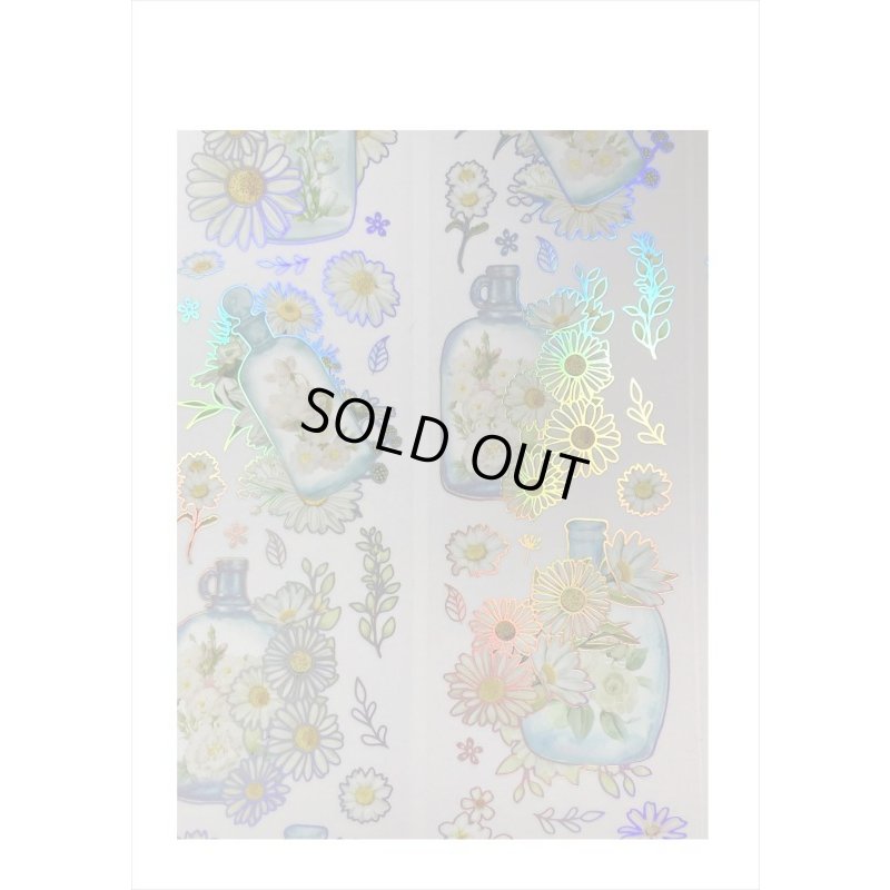 画像4: カラフルボトル＊ホワイト＊ホログラム＊PETテープ＊はく離式＊海外マステ＊クリックポスト不可